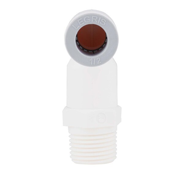 0.5" x 0.5" MNPT elbow swivel